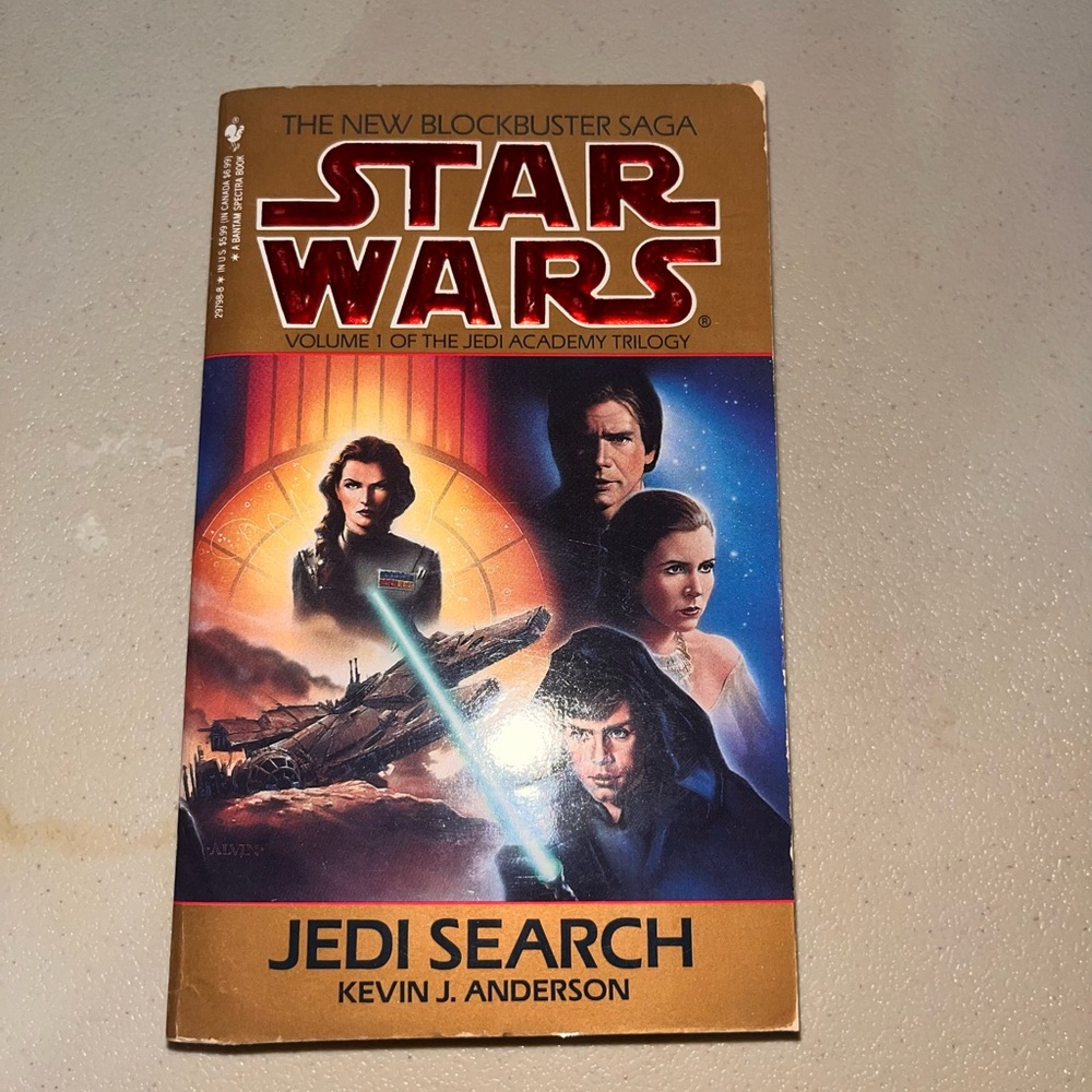 Star Wars Jedi Search Vol 1 of the Jedi Academy Trilogy Paperback Book